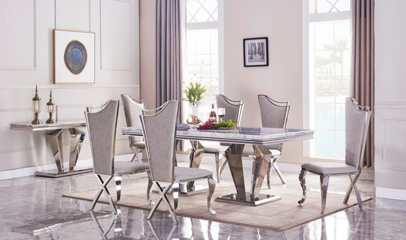 Mowana Marble Dining Table in situ