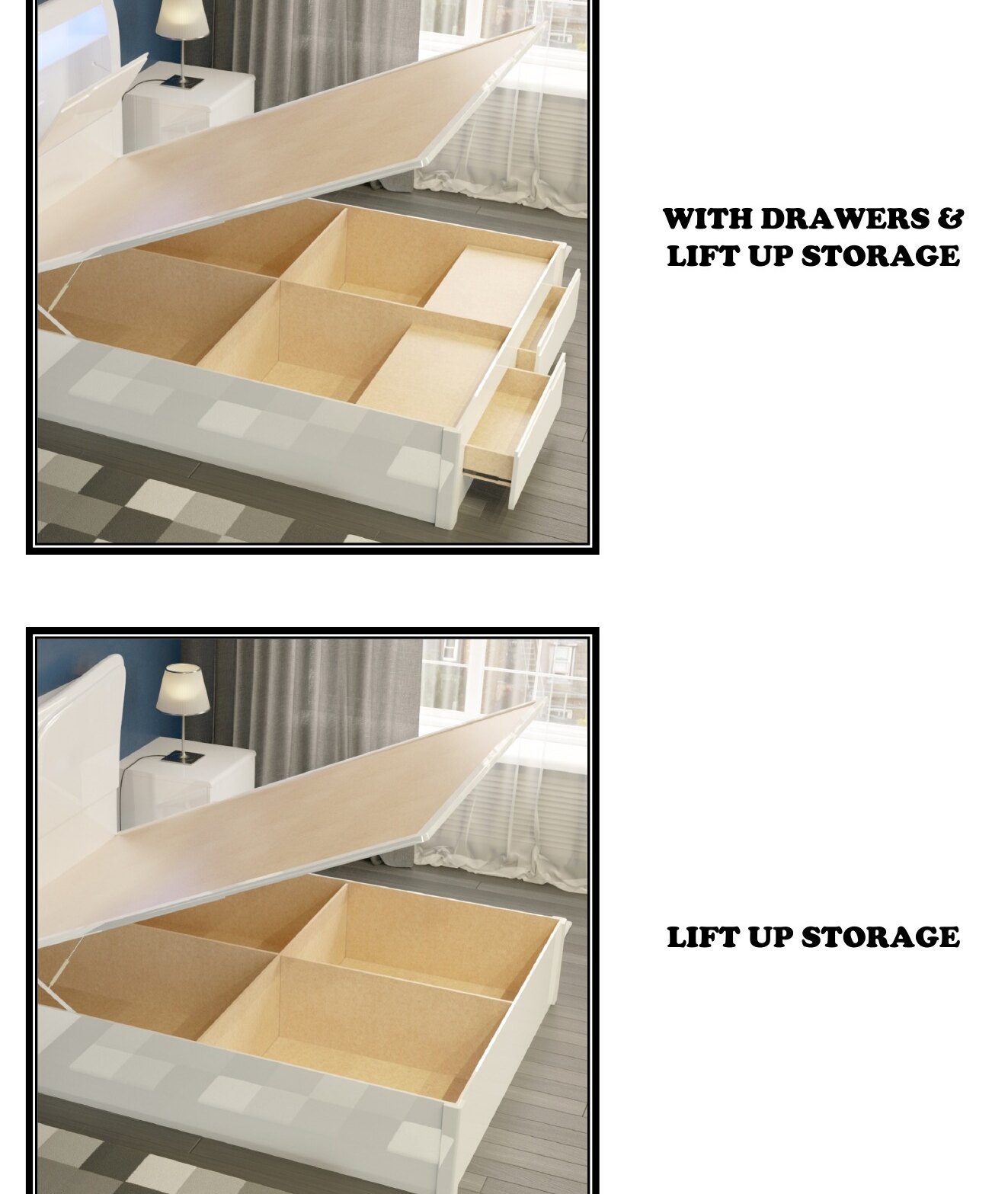 B03 Storage Bed with Drawers