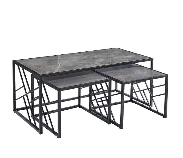 Oval 2+1 Table in situ