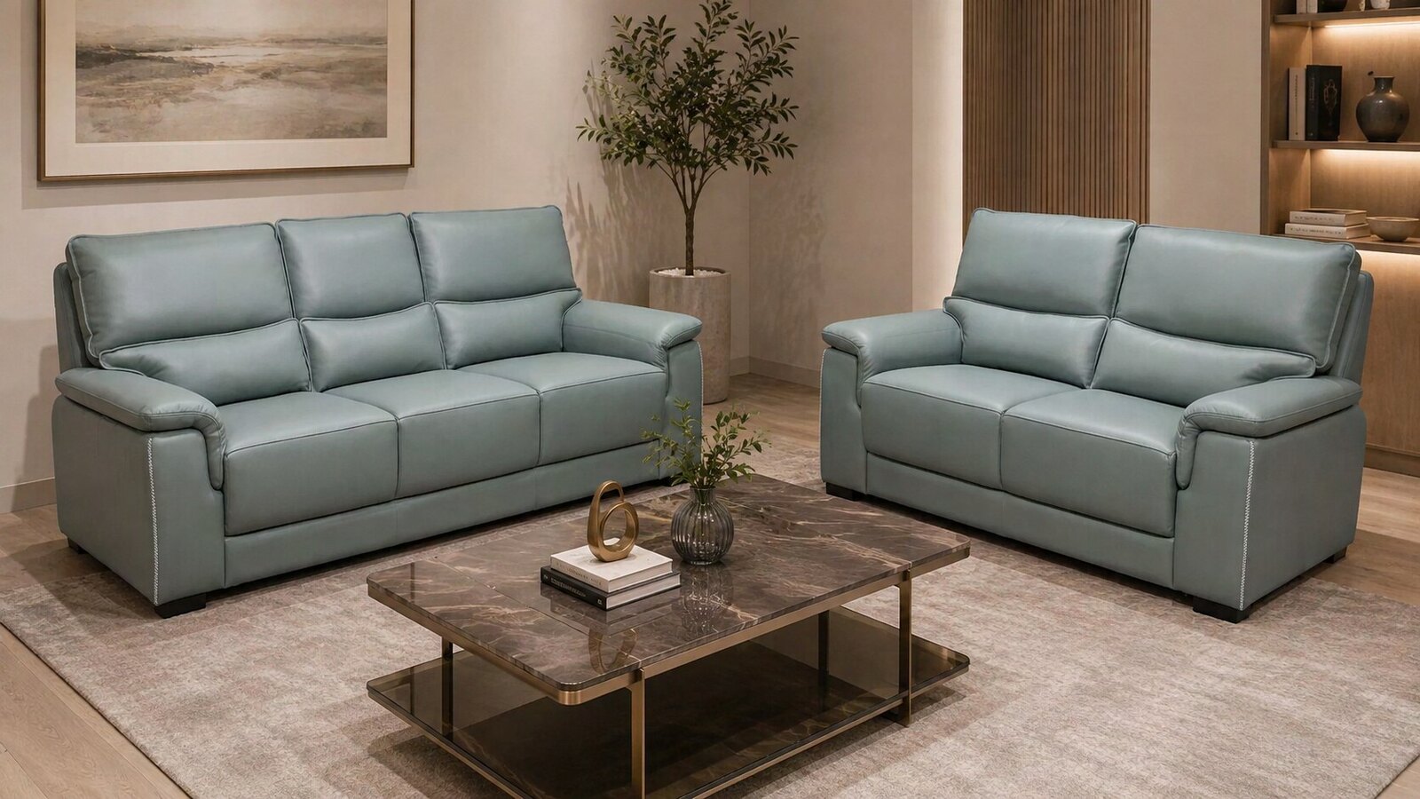 Paulo Leather Sofa
