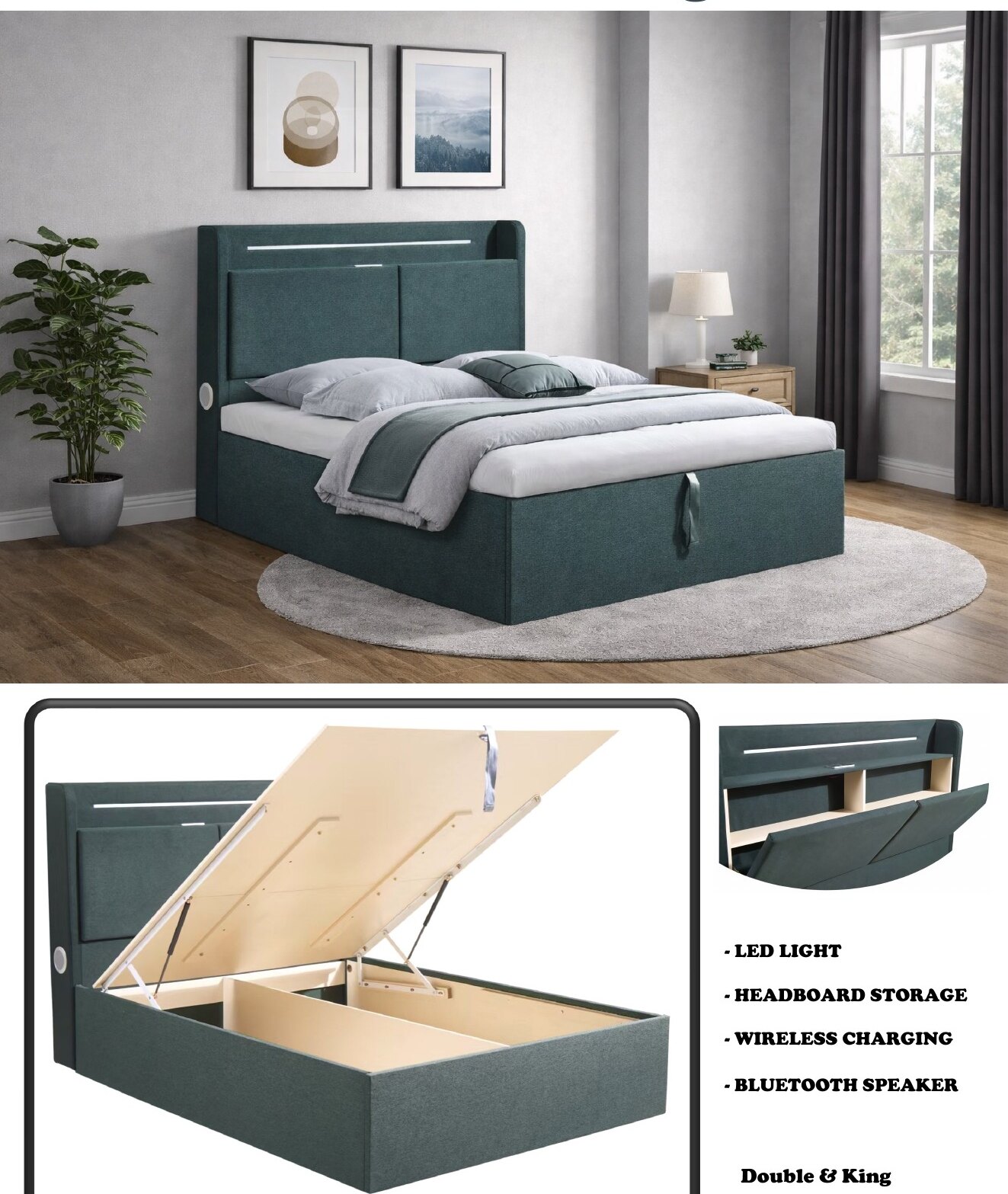 New York Smart Storage Bed view 5