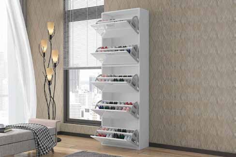 4u-3 Shoe Rack X5 in situ