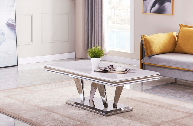 Mowana Marble Coffee Table in situ