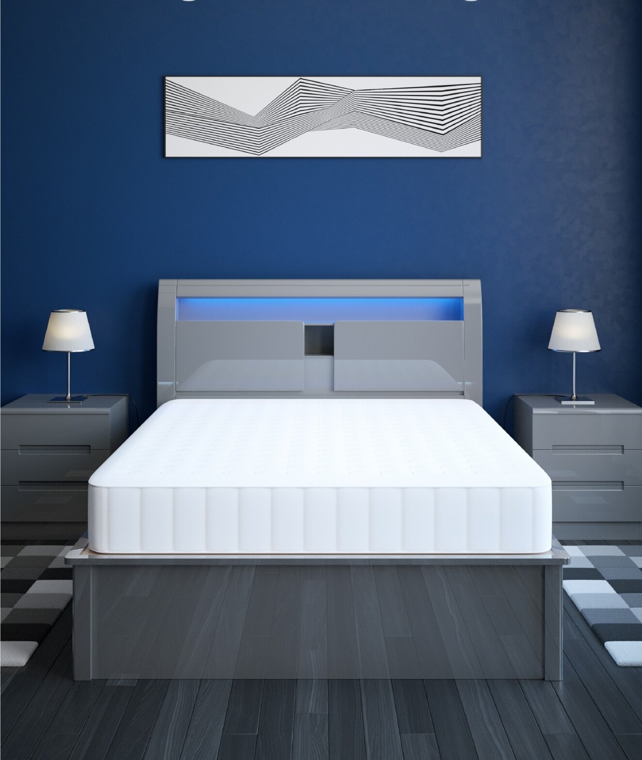 305 High Gloss Smart Storage Bed view 5