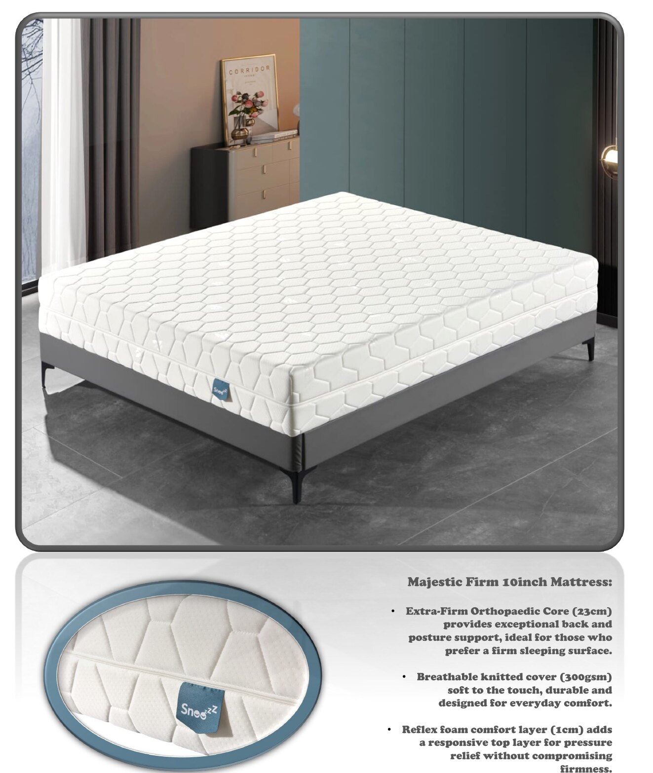 Majestic Firm 10" Orthopaedic Mattress