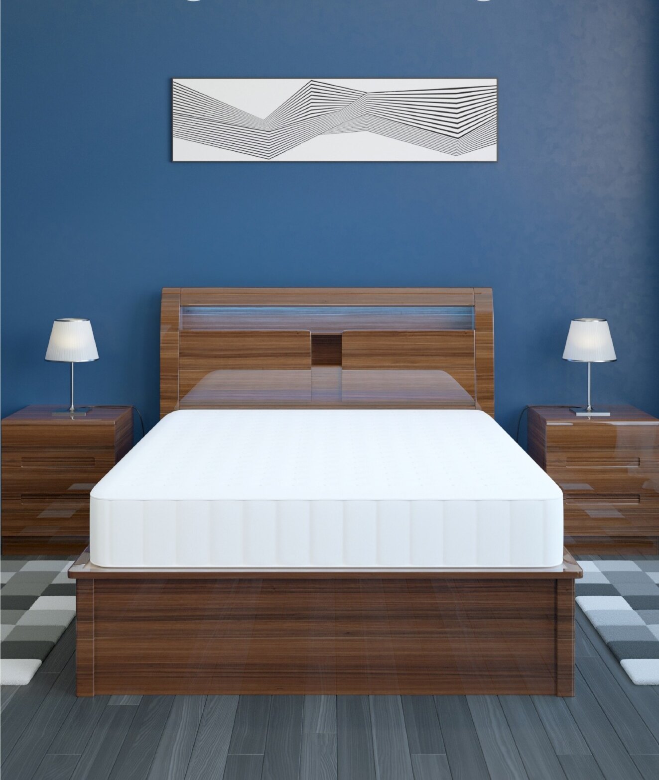 305 High Gloss Smart Storage Bed view 3