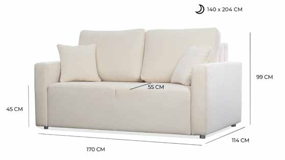 Klara Sofa Bed in situ