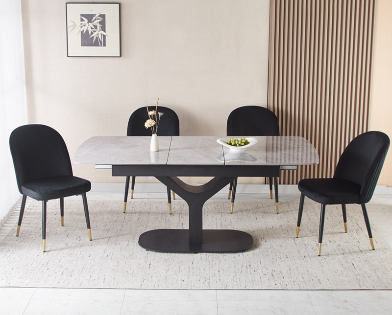 Sapphire Extending Dining Table in situ