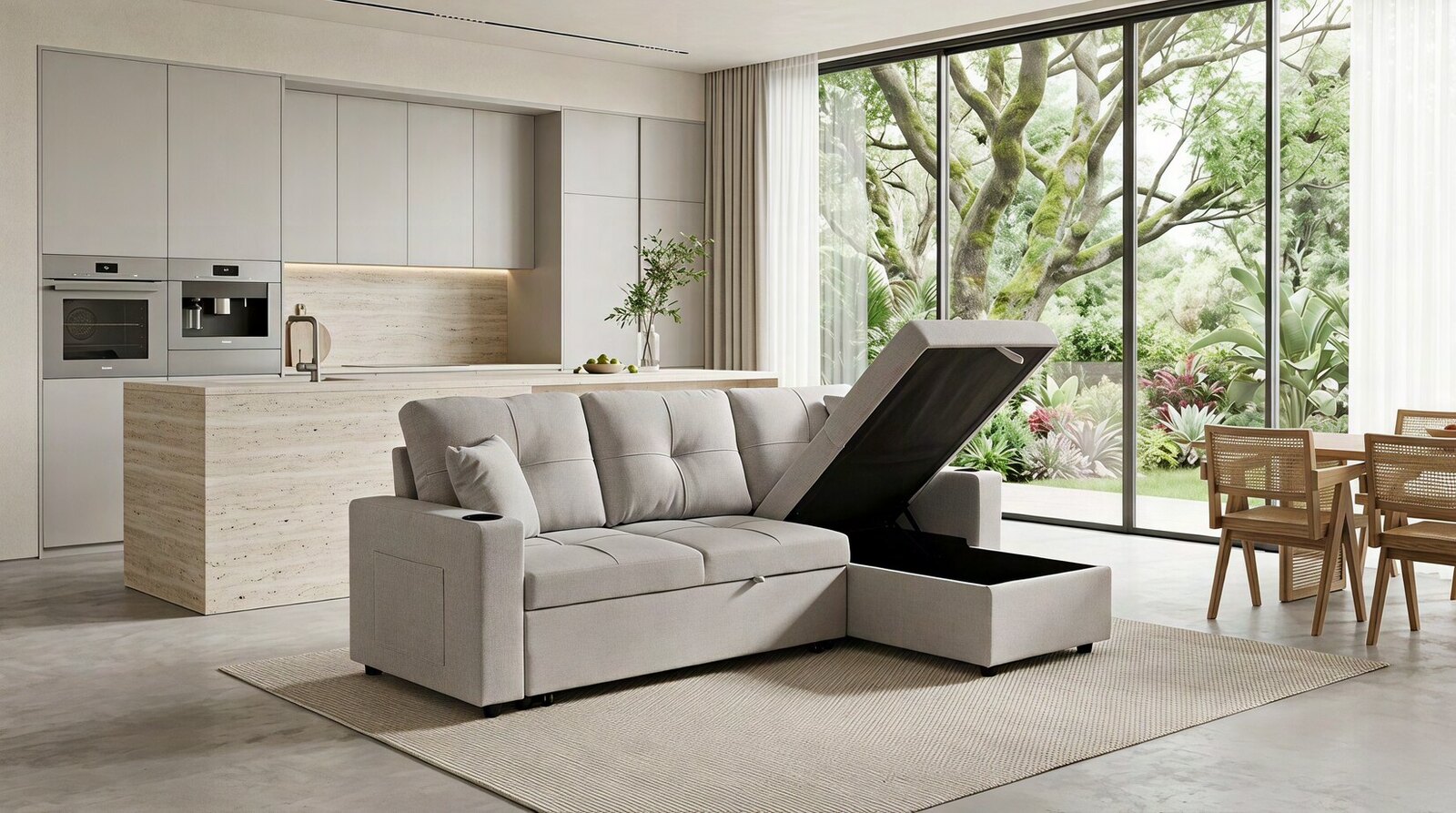 Sicily Universal Sofa Bed in situ