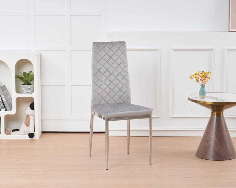 Bella Fabric Dining Chair in situ