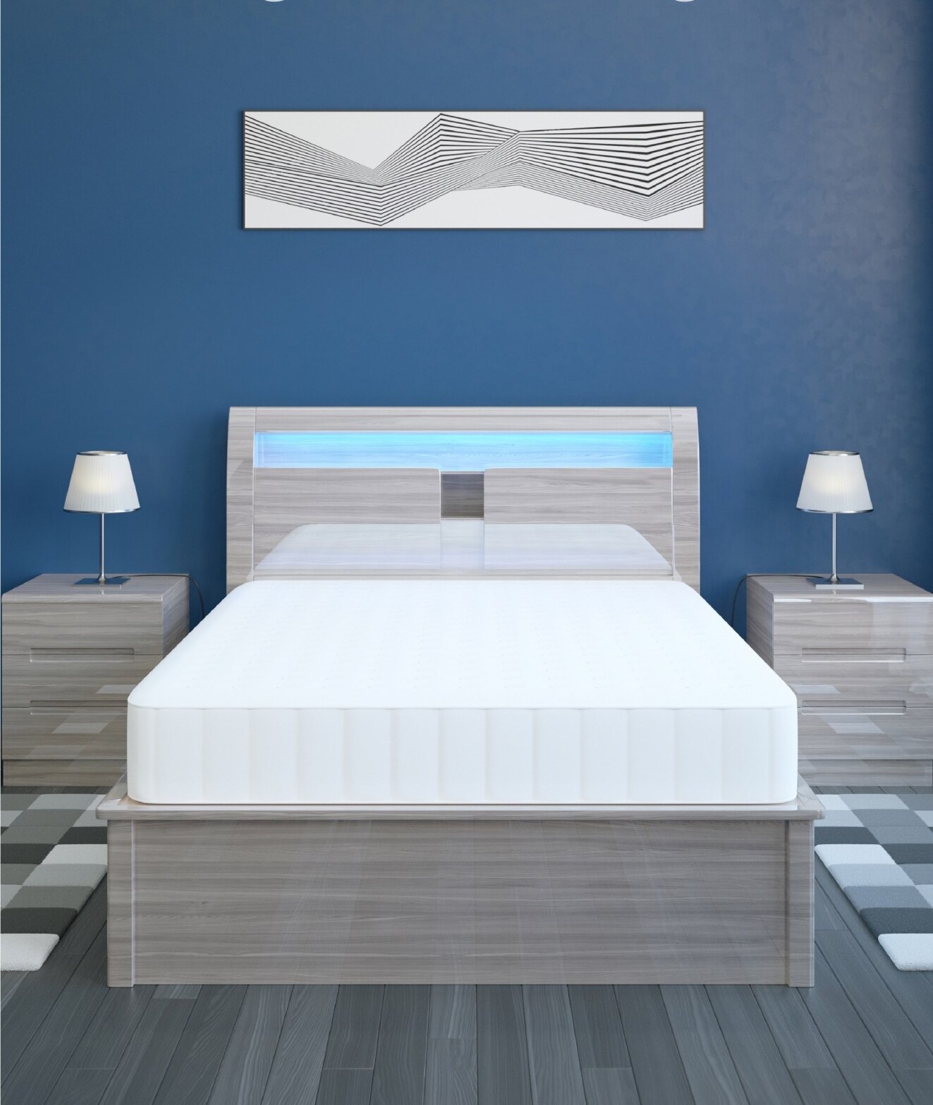 305 High Gloss Smart Storage Bed view 4
