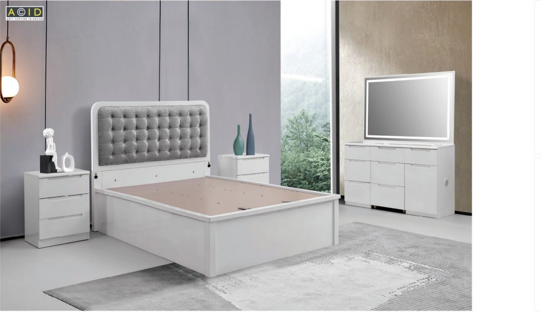 Bolton LED Storage Bed