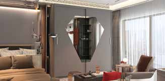 Diamond Wardrobe 2 Door view 3