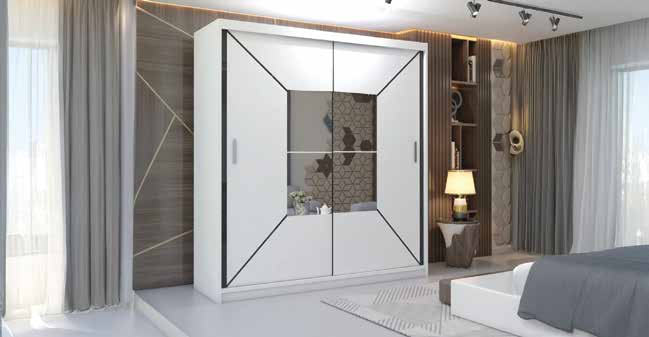 Nicole Wardrobe 2 Door