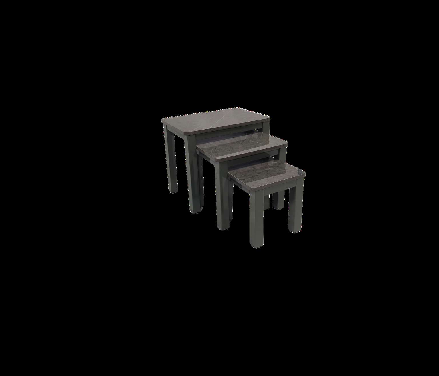 Rumy New Set of 3 Tables in situ