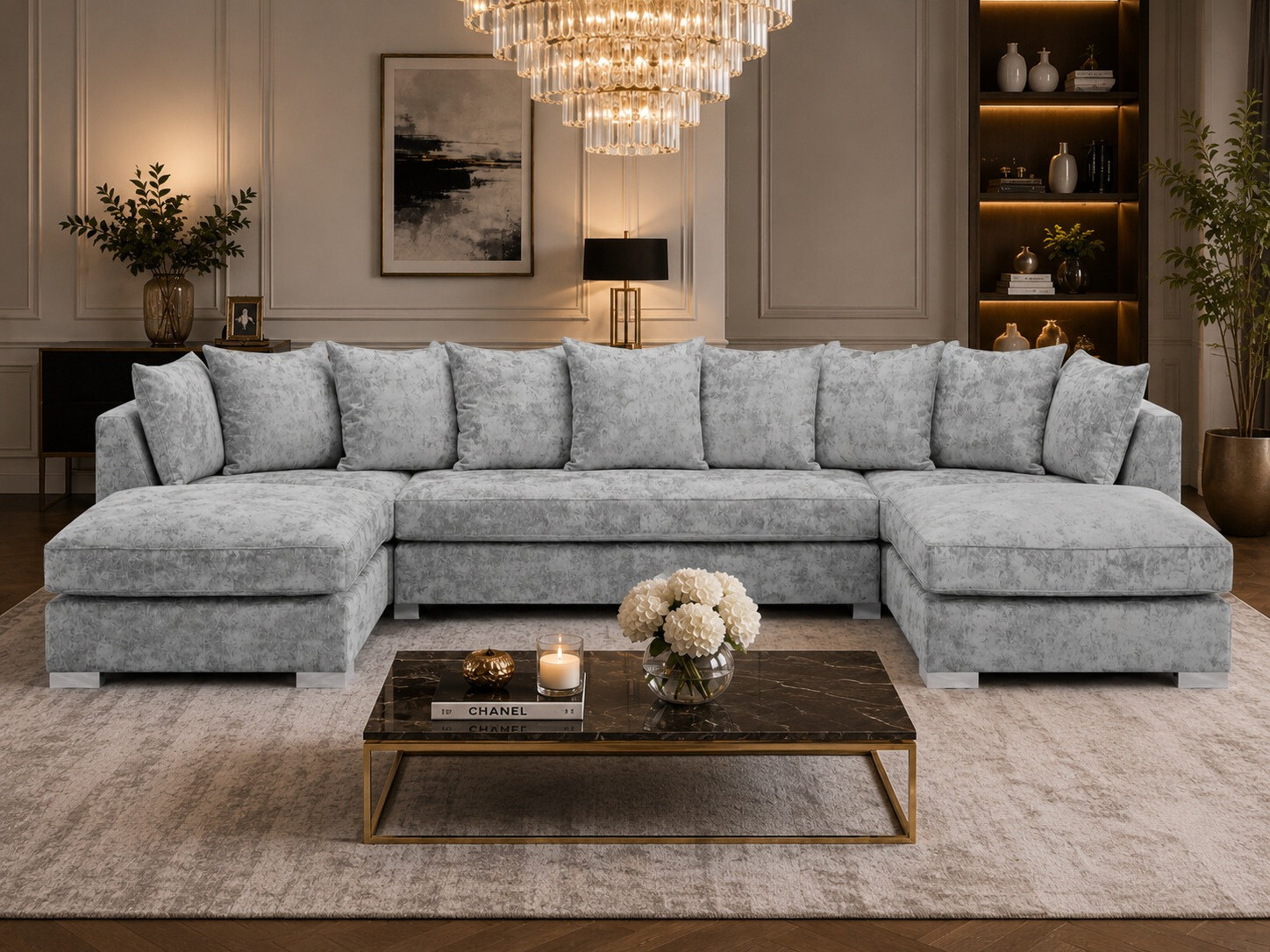 Bishop U-Shape Sofa in situ