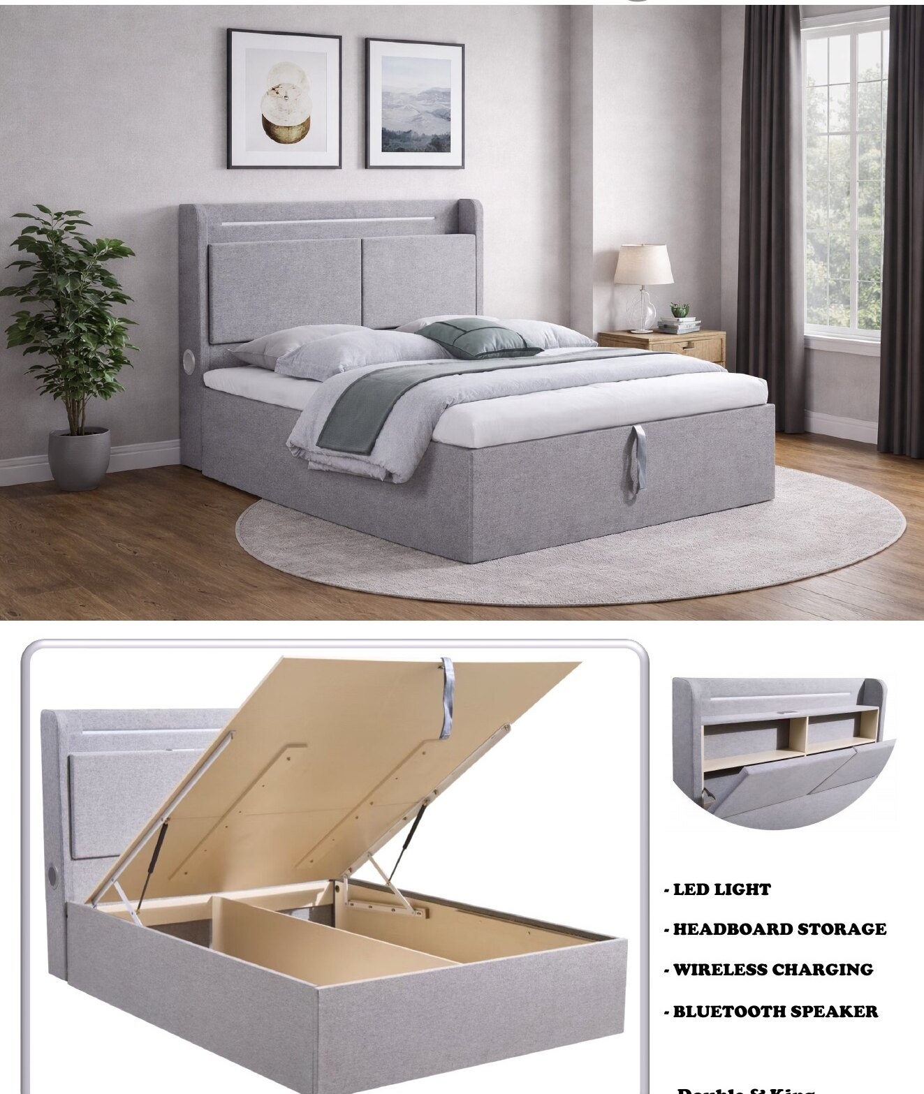 New York Smart Storage Bed