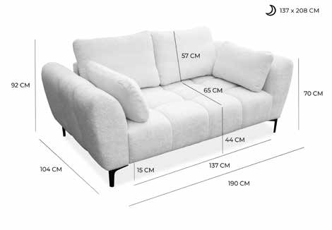 Coco Sofa Bed in situ