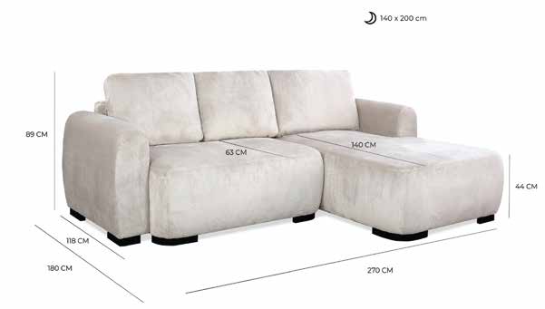 Padi Sofa Bed in situ