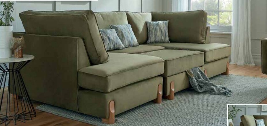 Serene Handcrafted Sofa