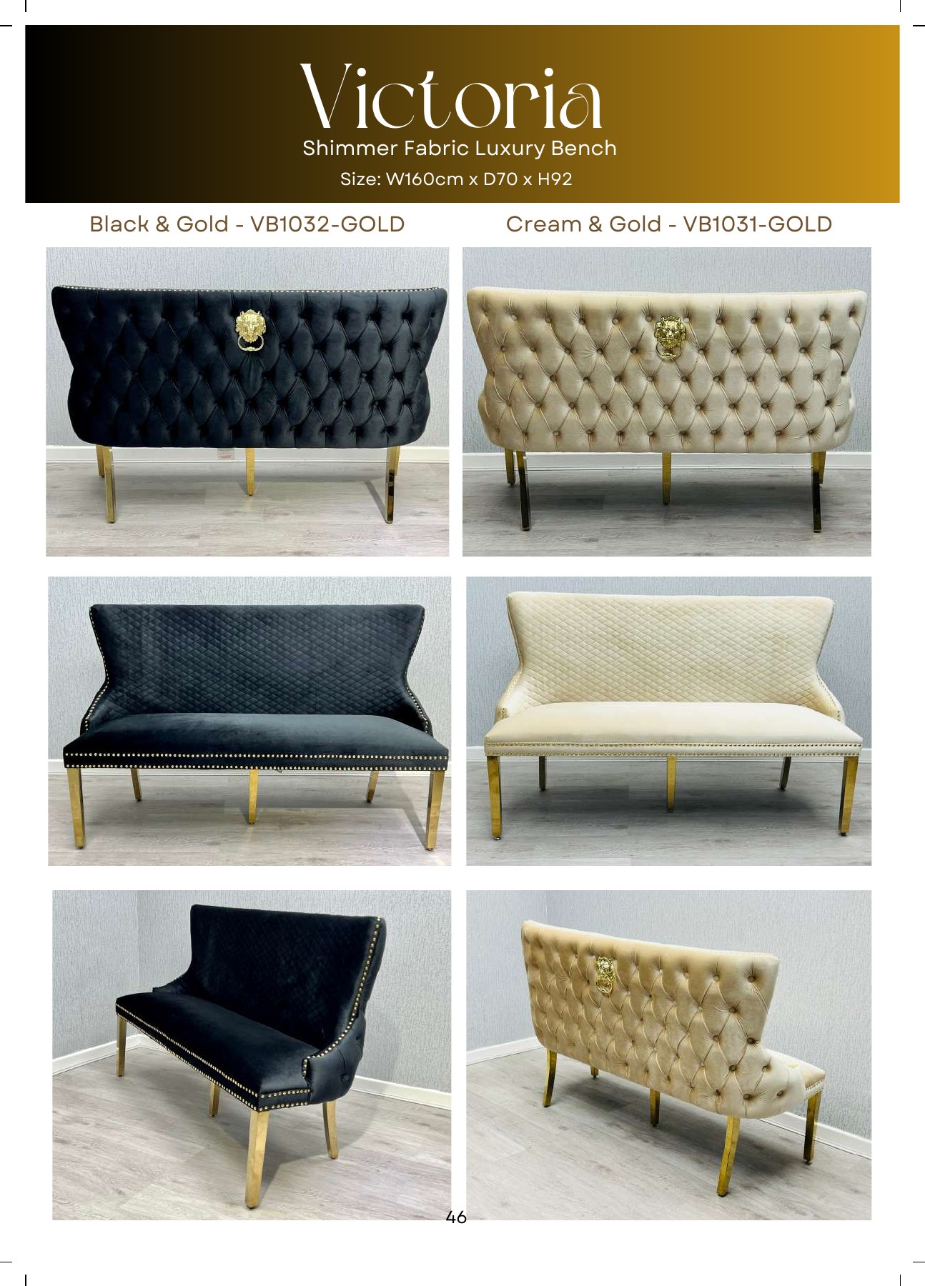 Victoria Luxury Bench
