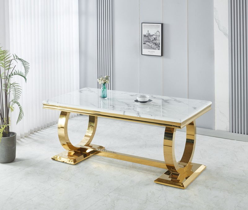 Bravia Marble Dining Table view 4