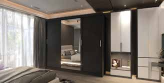 Miami Wardrobe 3 Door in situ