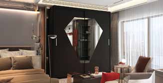Diamond Wardrobe 2 Door in situ