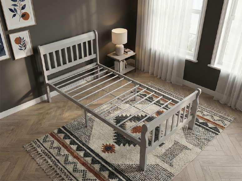Bali Metal Bed in situ
