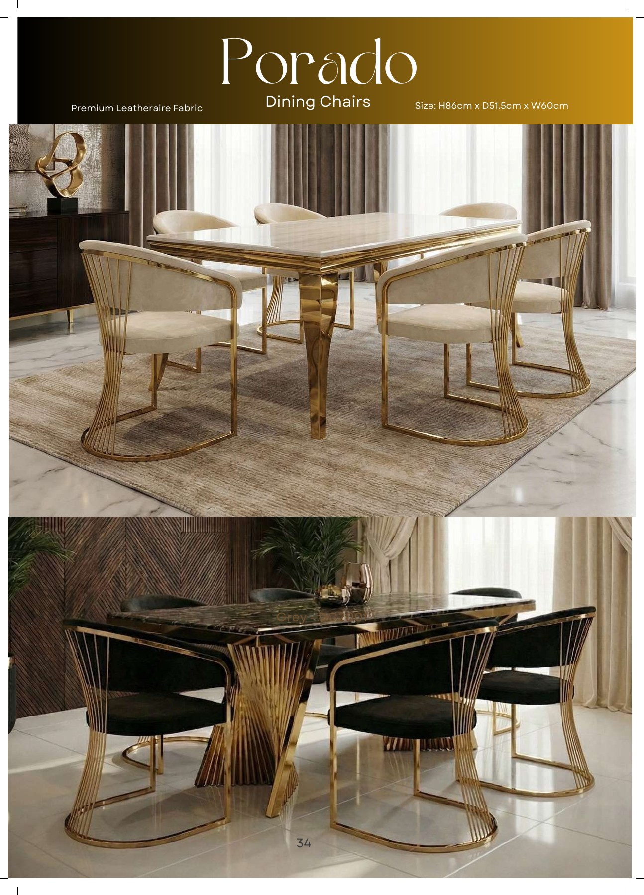 Porado Dining Chair in situ
