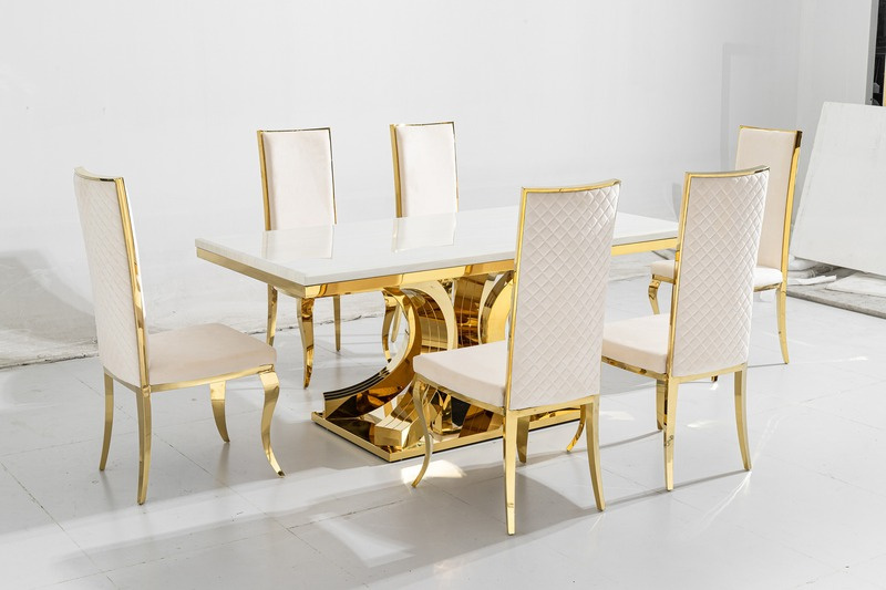 Aura Marble Dining Table view 4