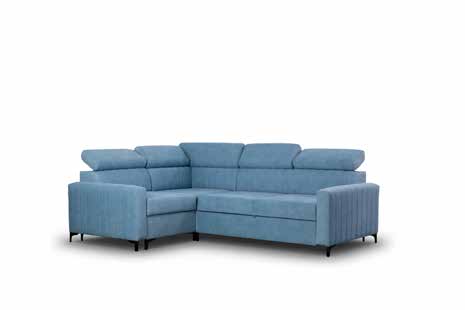 Blue Sofa Bed view 3
