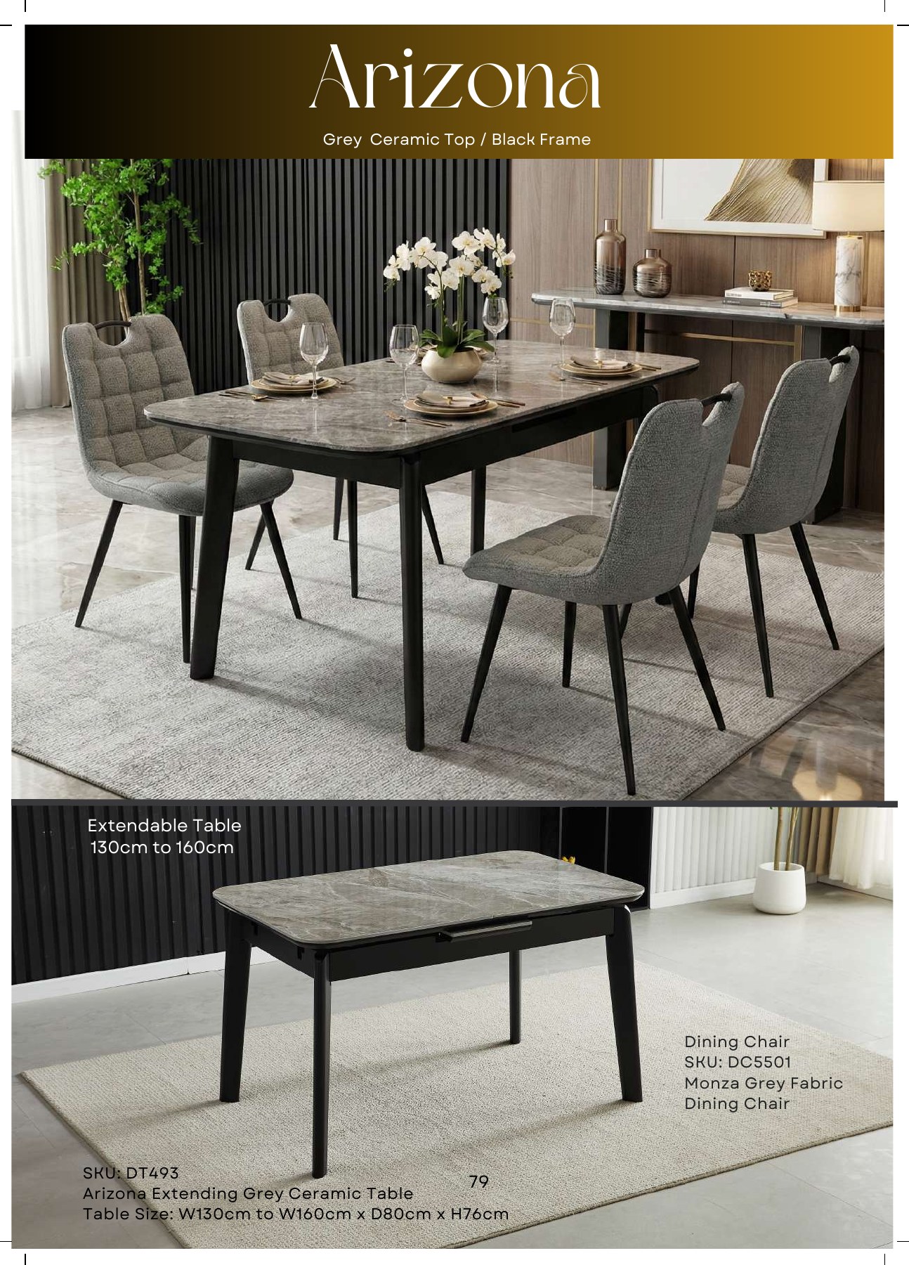 Monza Dining Chair in situ
