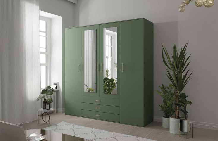 Olaf Wardrobe 3 & 4 Door