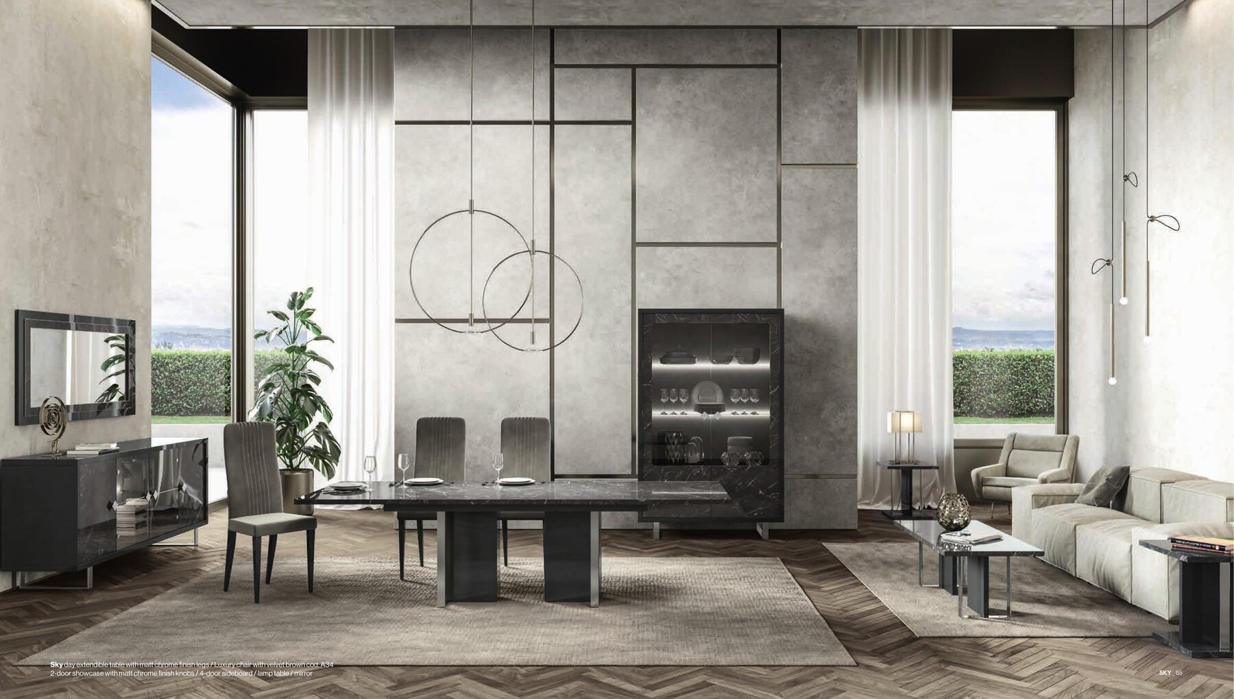 Sky Italian Sideboard in situ