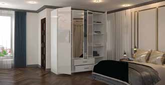 XD1 Wardrobe 4 Door in situ