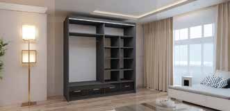 Sycylia Wardrobe 2 & 3 Door view 3