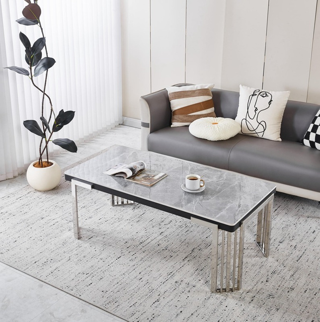 Cindi Ceramic Coffee Table in situ