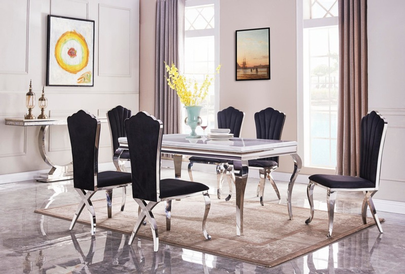 Clara Marble Dining Table in situ