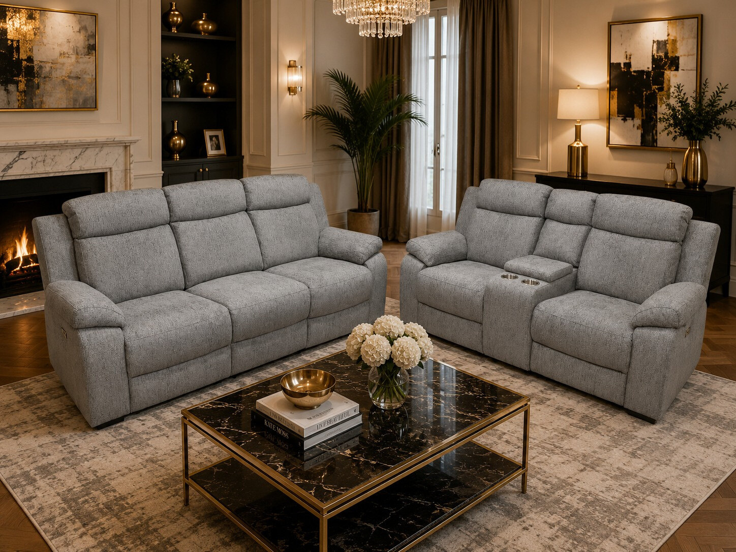 Capri Electric Recliner Sofa
