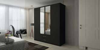 London Wardrobe 4 Door in situ