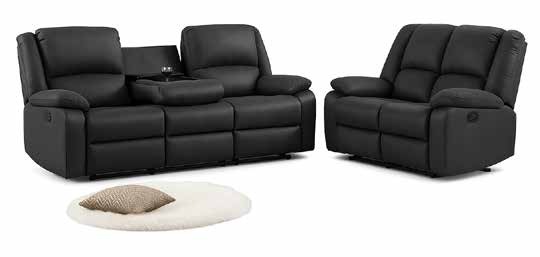 Chicago Recliner 3+2 Sofa Set in situ