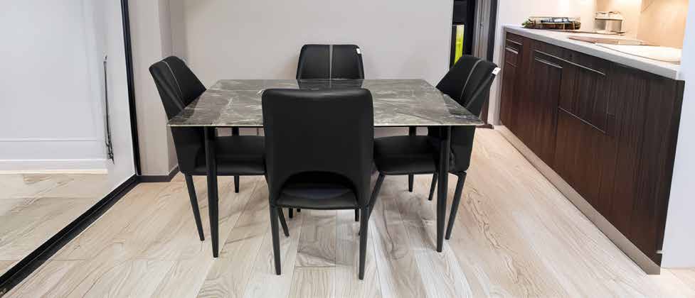 ED-2B Marble Dining Table & Chairs