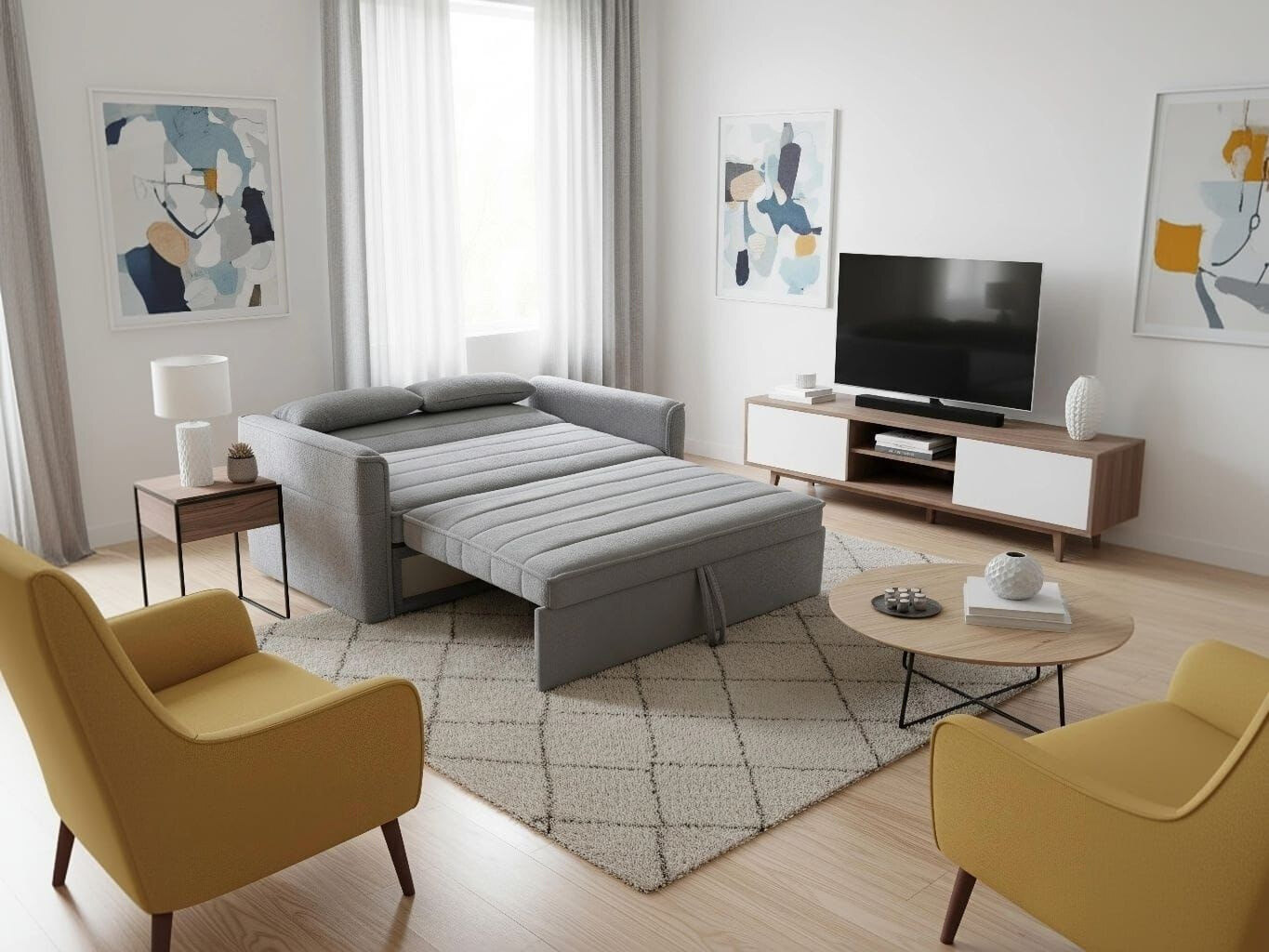 Eden Sofa Bed in situ