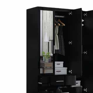 XD2 Wardrobe 3 Door in situ
