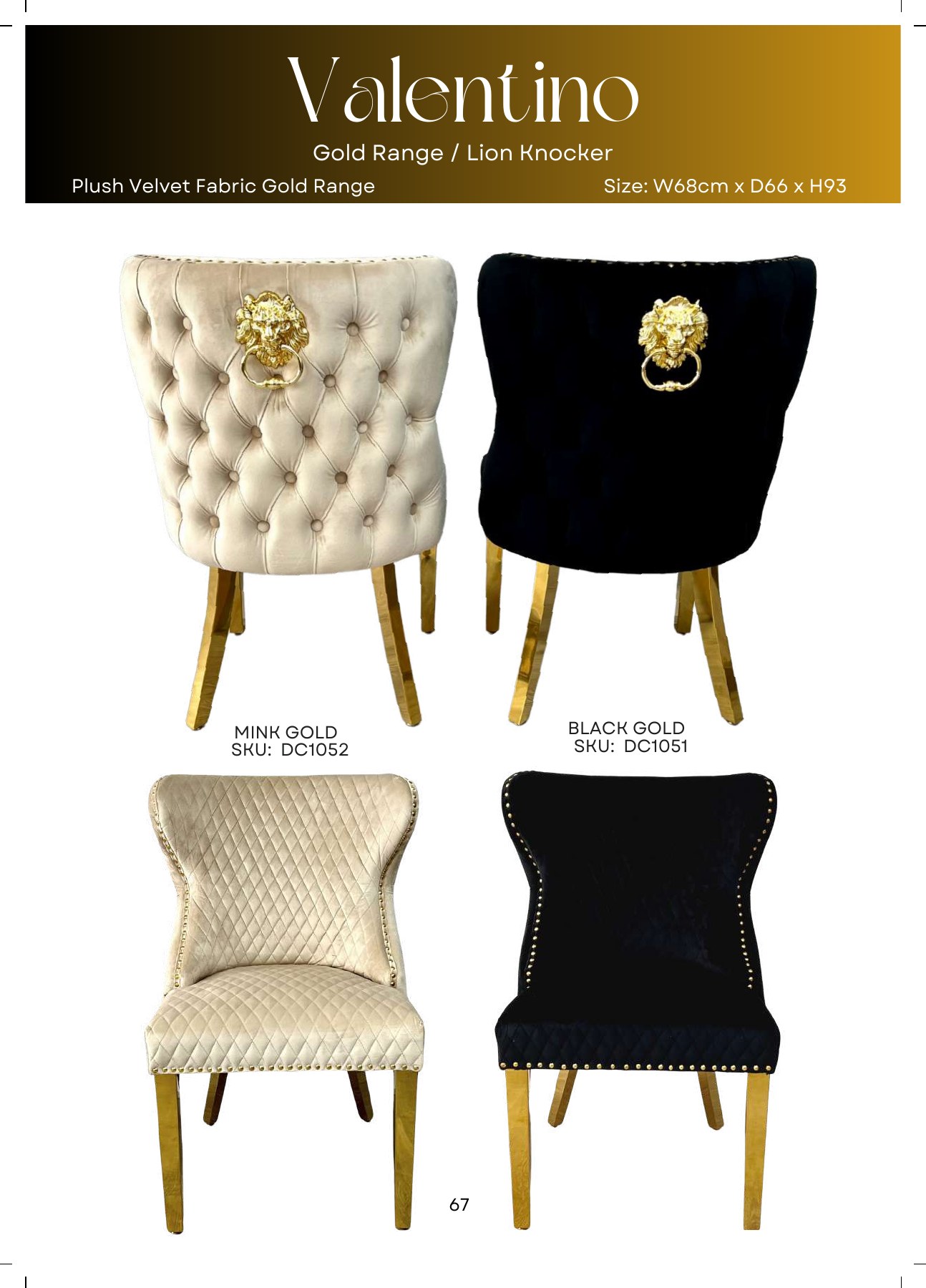 Valentino Dining Chair view 3
