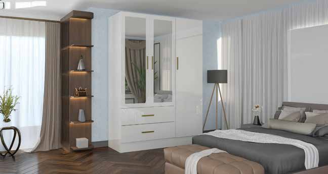 XD2 Wardrobe 3 Door