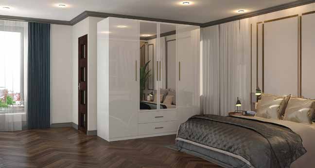 XD1 Wardrobe 4 Door