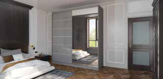 Infinity Wardrobe 2 Door view 3