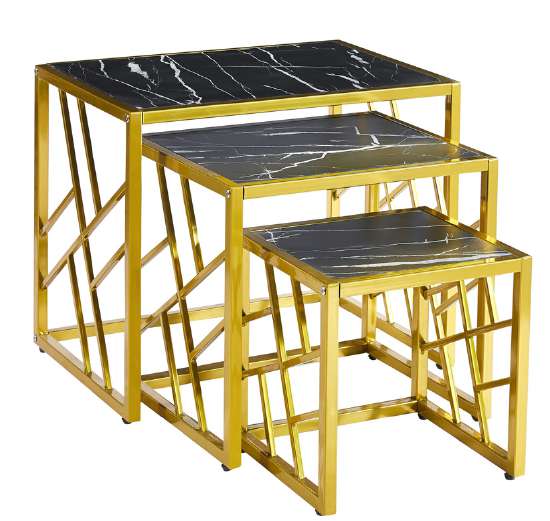 Oval Nest of Tables in situ